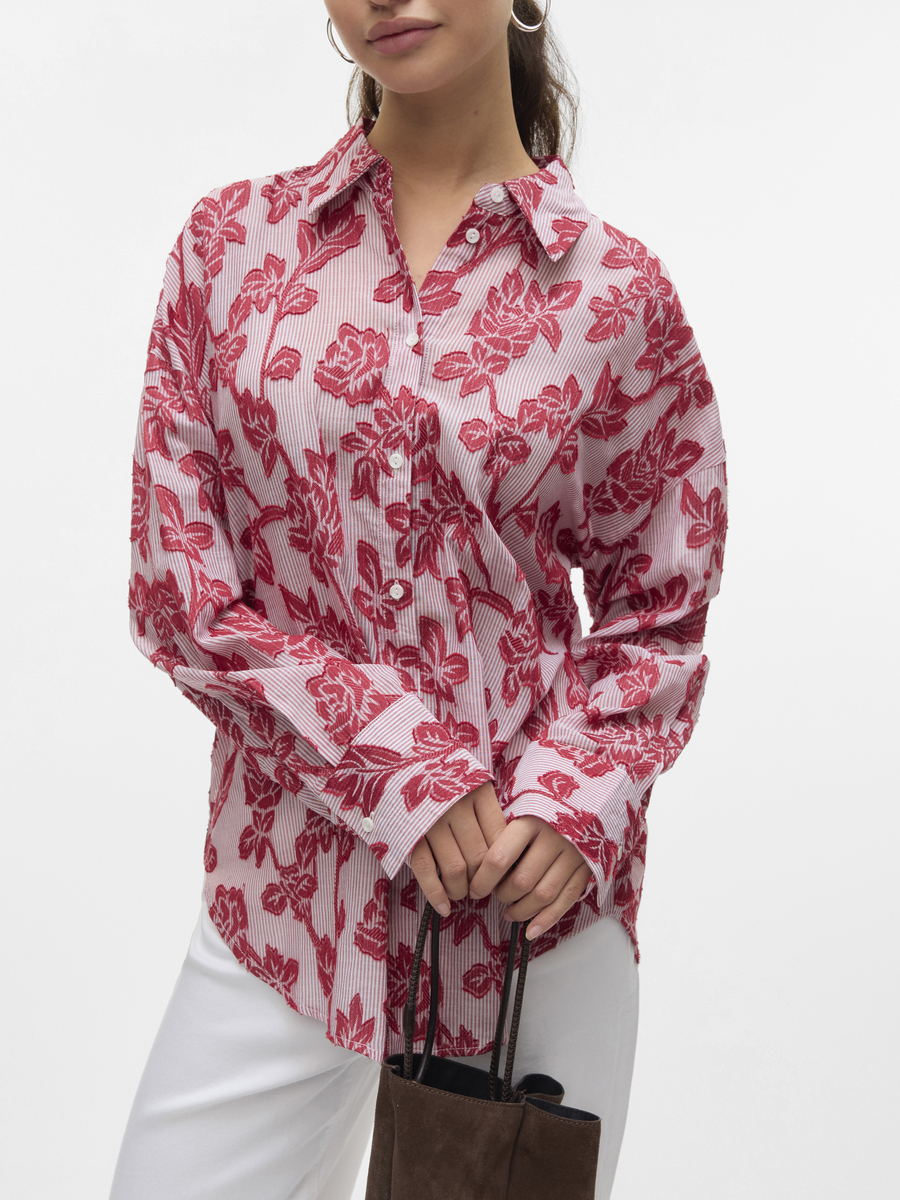 Bloes van het merk Vero Moda in het Rood