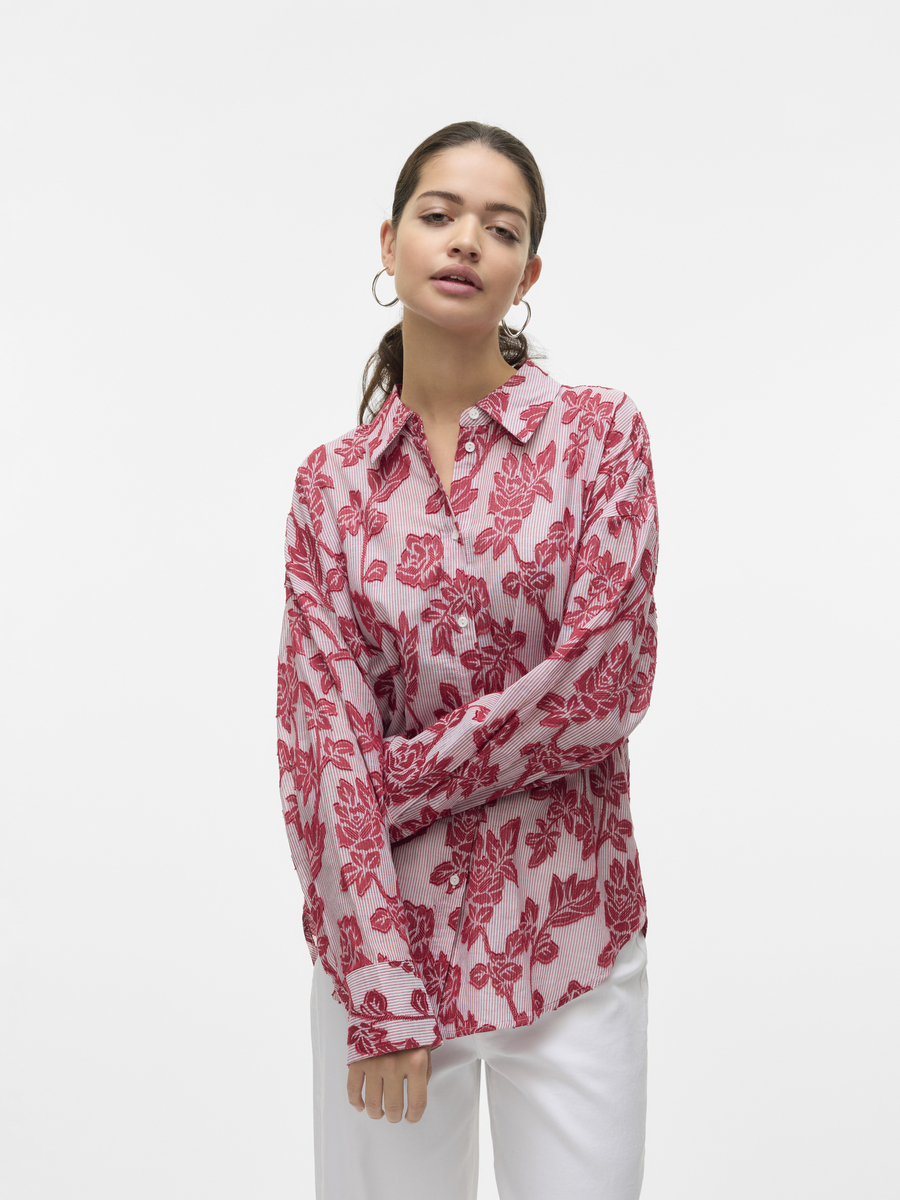 Bloes van het merk Vero Moda in het Rood