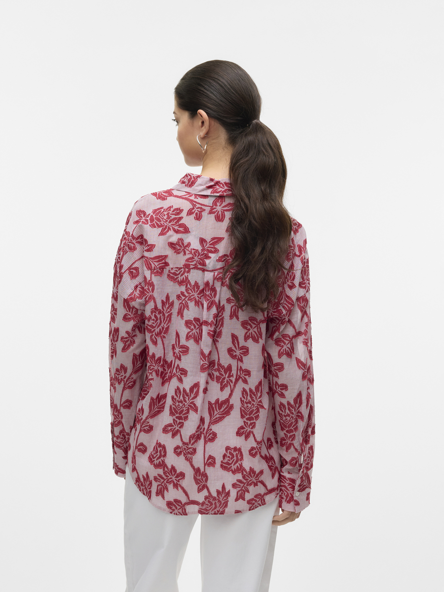 Bloes van het merk Vero Moda in het Rood