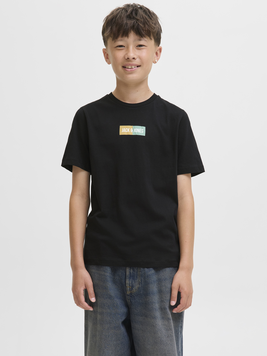 T-shirt van het merk Jack & Jones Junior in het Zwart
