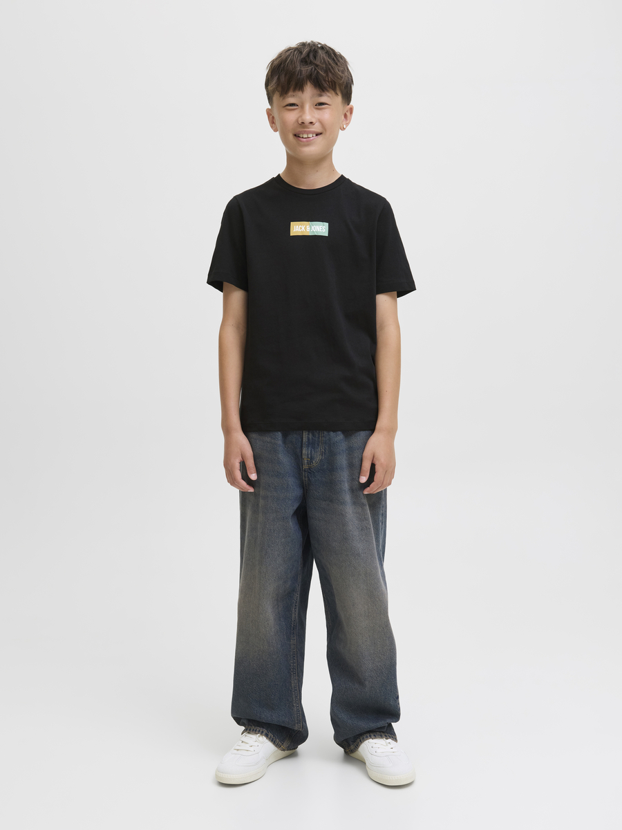 T-shirt van het merk Jack & Jones Junior in het Zwart