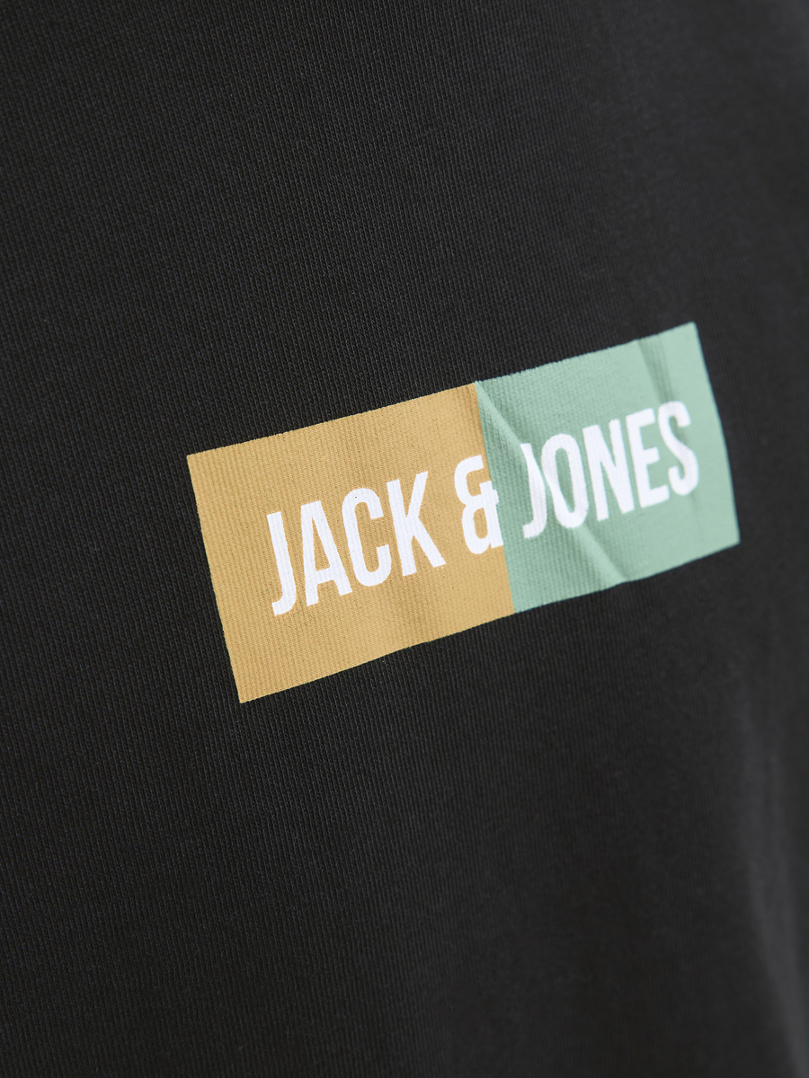 T-shirt van het merk Jack & Jones Junior in het Zwart
