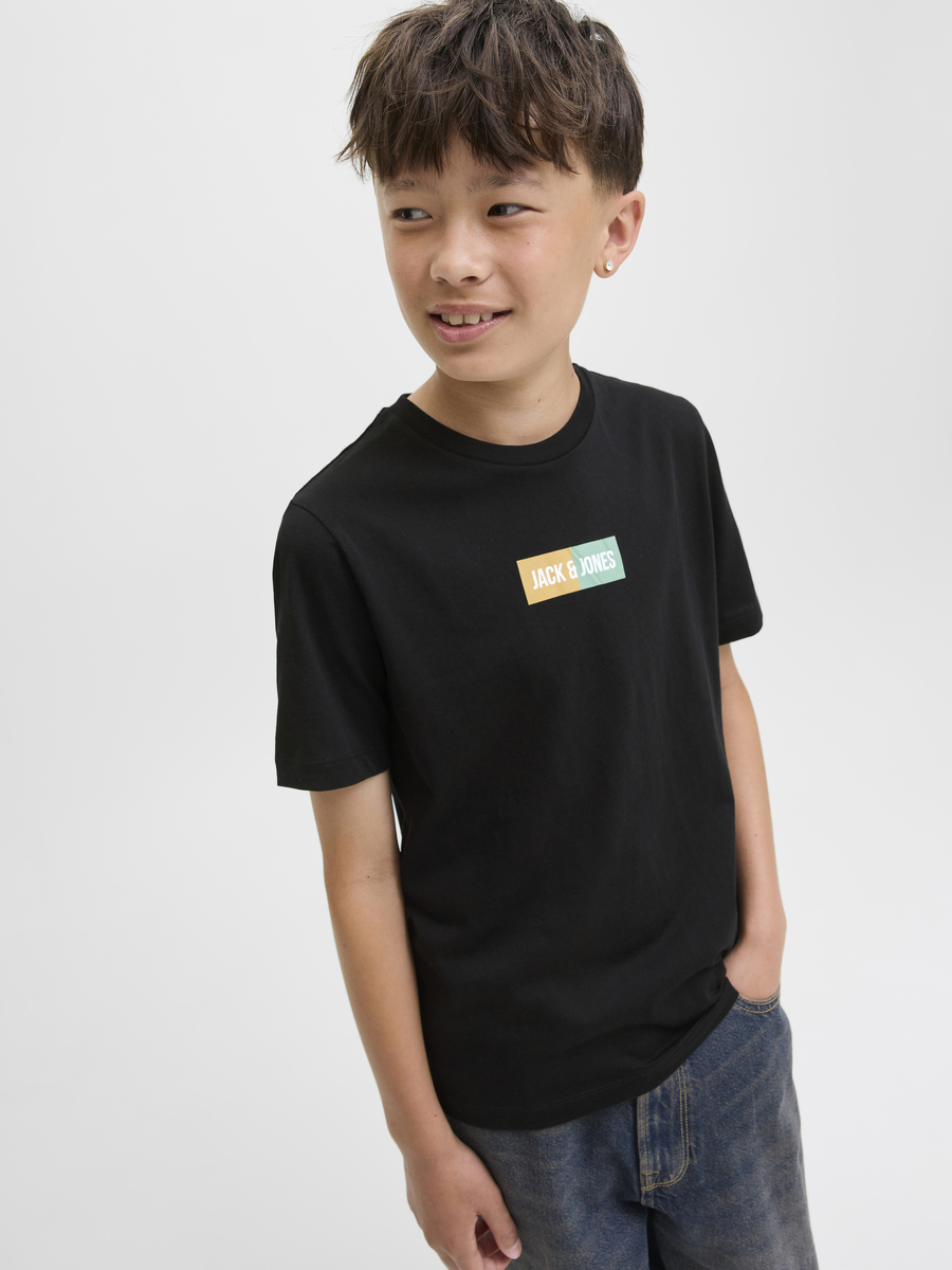 T-shirt van het merk Jack & Jones Junior in het Zwart