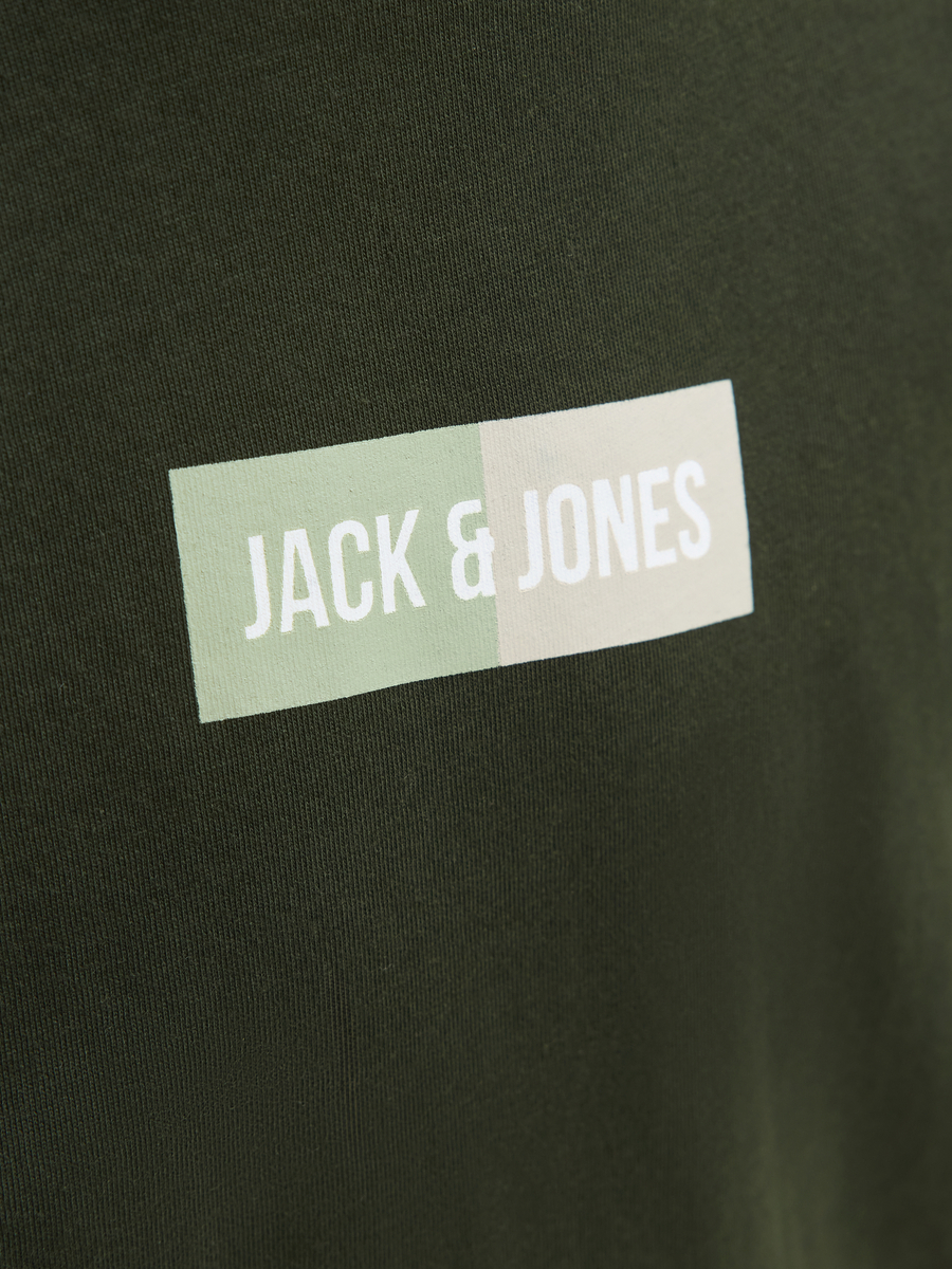 T-shirt van het merk Jack & Jones Junior in het Kaki