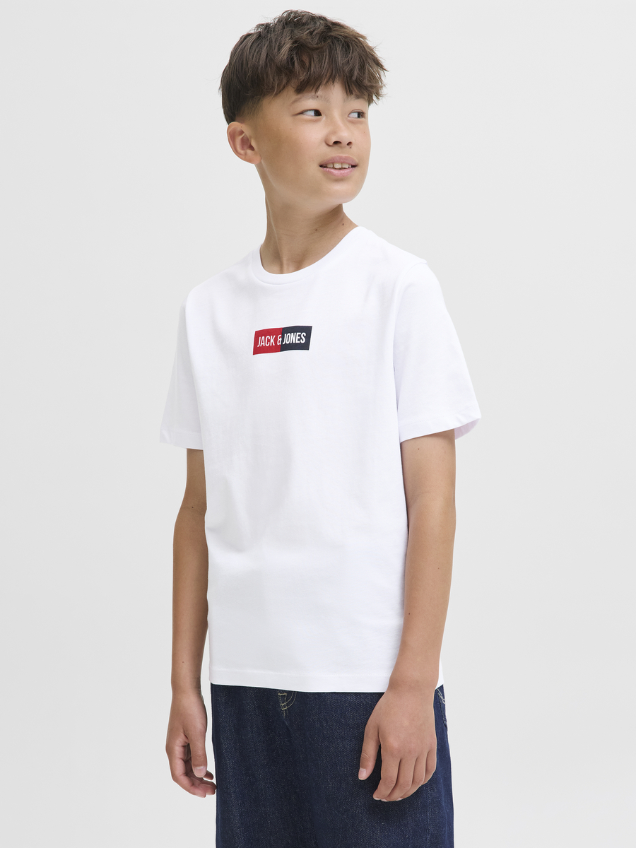 T-shirt van het merk Jack & Jones Junior in het Wit