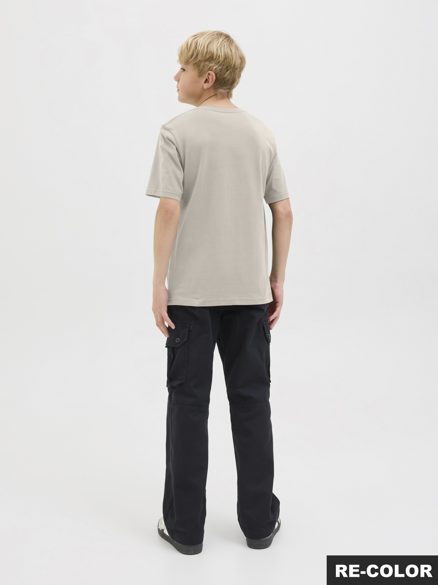 T-shirt van het merk Jack & Jones Junior in het Ecru