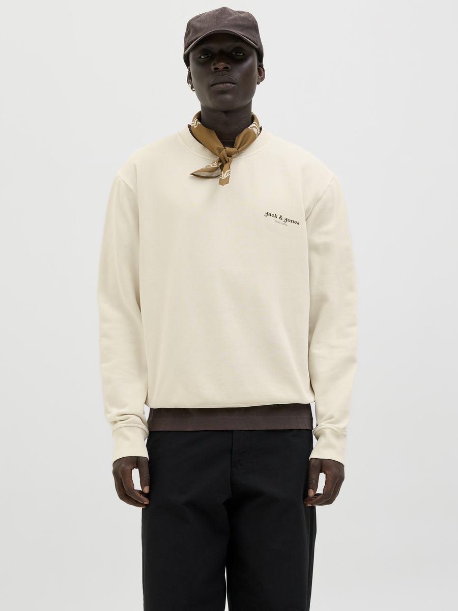 Sweater van het merk Jack & Jones in het Ecru