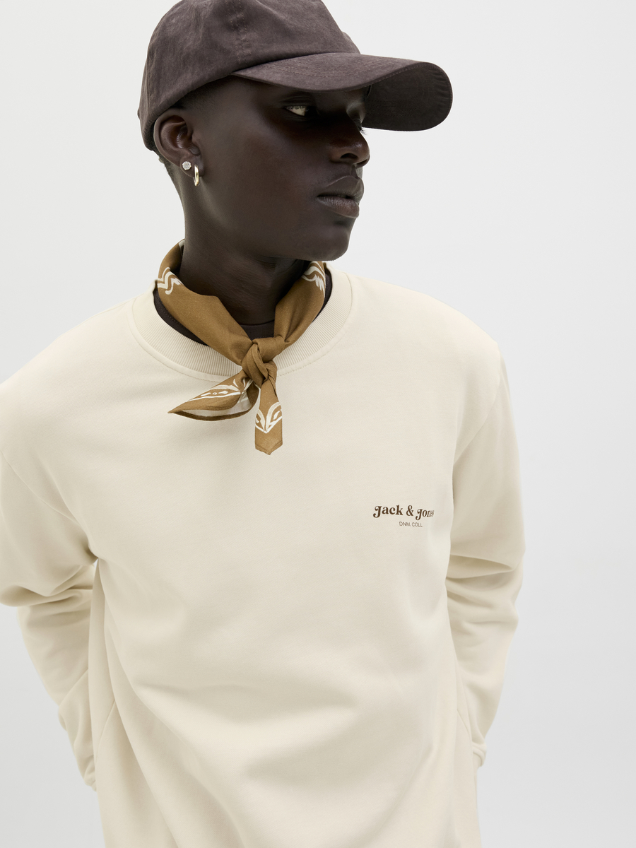 Sweater van het merk Jack & Jones in het Ecru