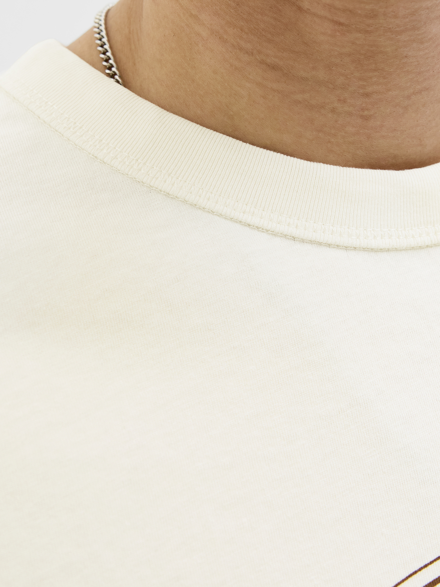 T-shirt van het merk Jack & Jones in het Ecru