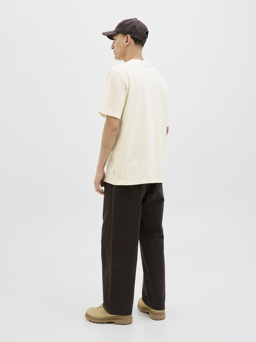 T-shirt van het merk Jack & Jones in het Ecru