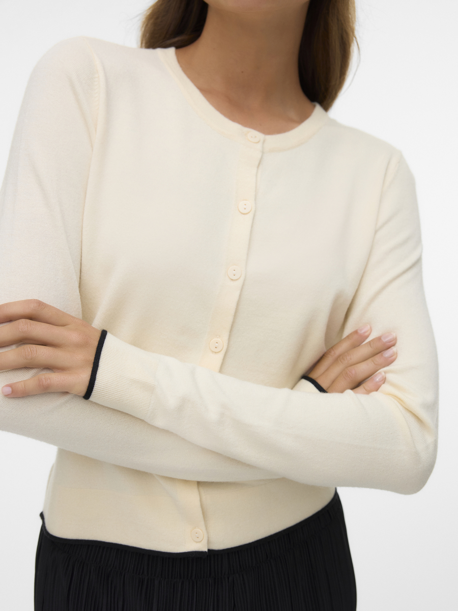 Cardigan van het merk Vero Moda in het Beige