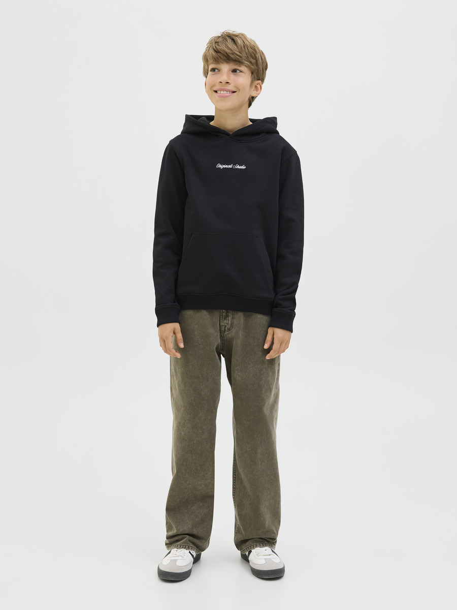 Sweater van het merk Jack & Jones Junior in het Zwart
