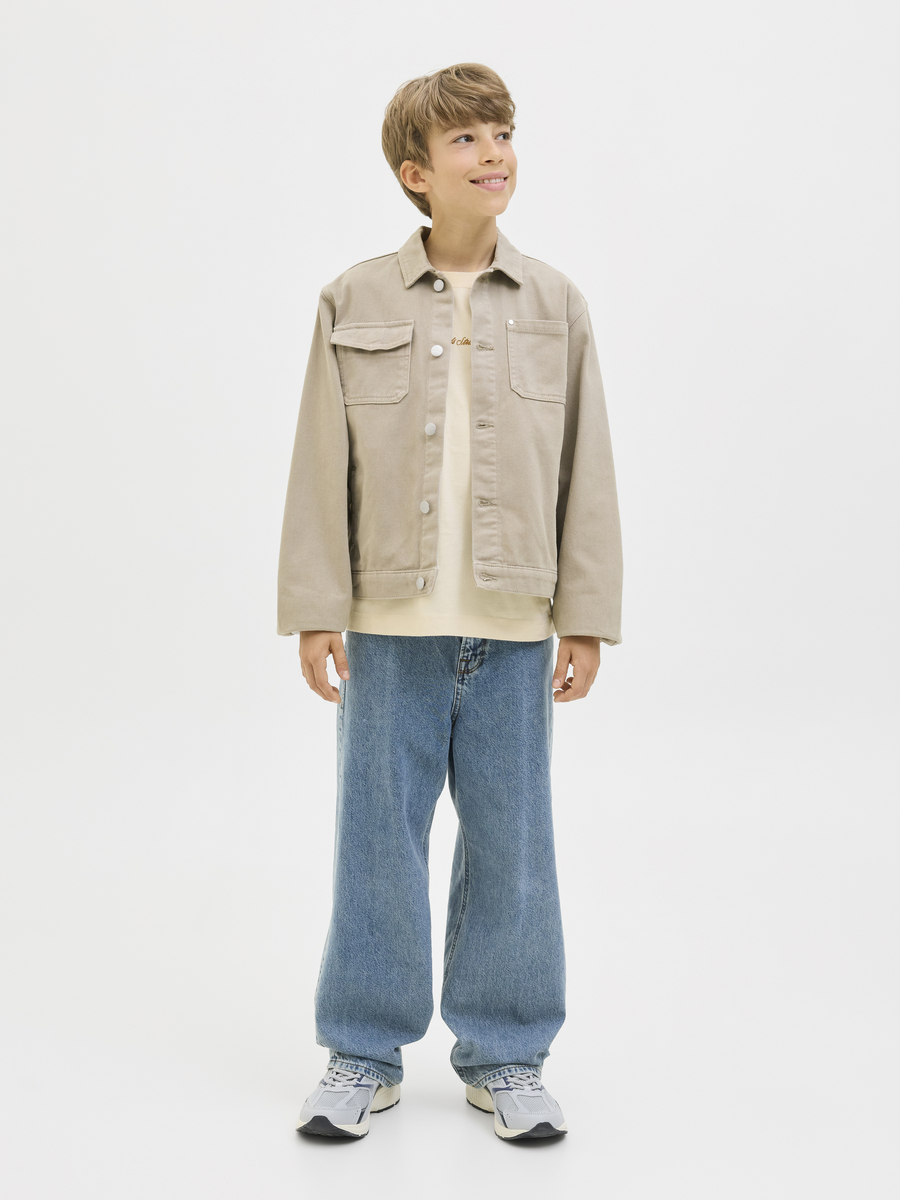 T-shirt van het merk Jack & Jones Junior in het Ecru