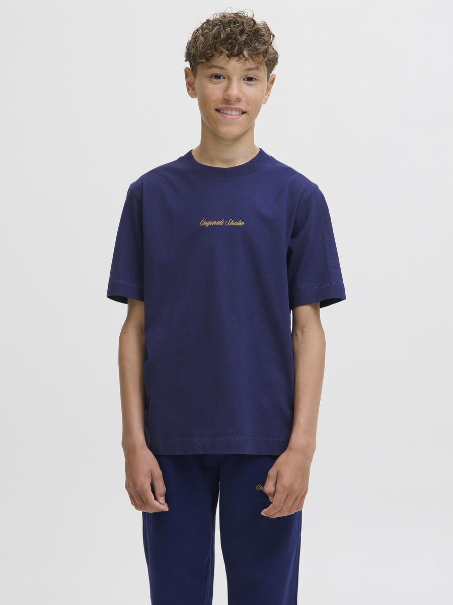 T-shirt van het merk Jack & Jones Junior in het Blauw