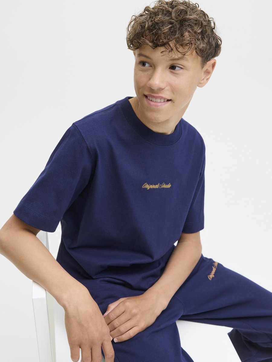 T-shirt van het merk Jack & Jones Junior in het Blauw