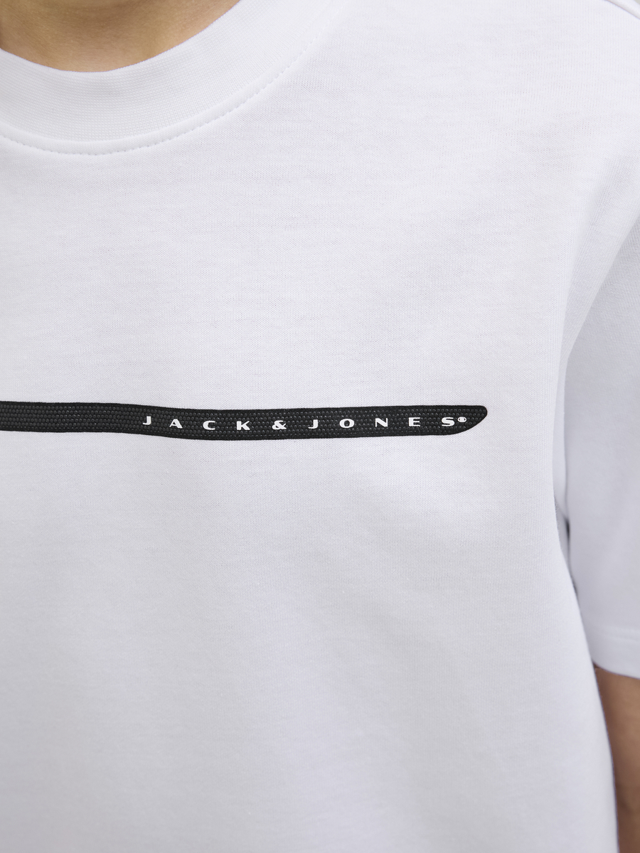 T-shirt van het merk Jack & Jones Junior in het Wit