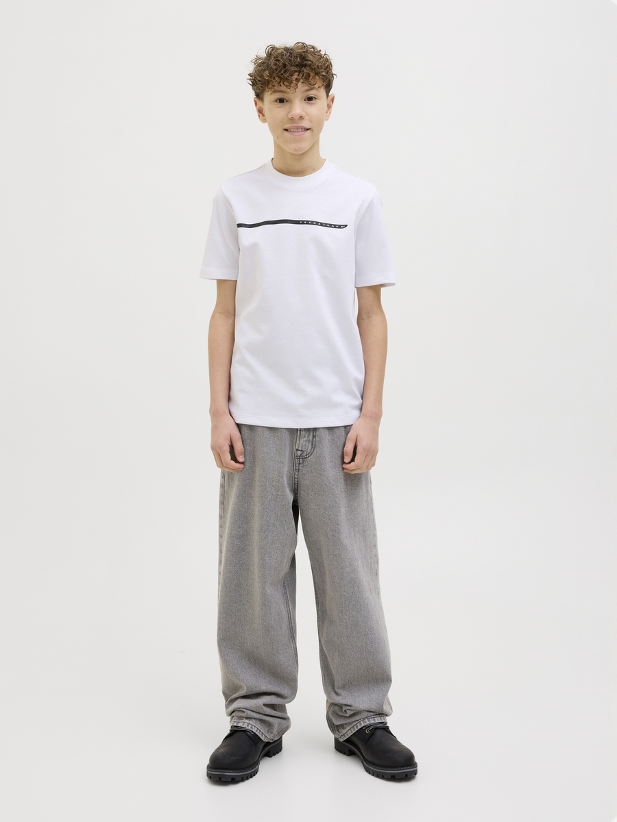 T-shirt van het merk Jack & Jones Junior in het Wit