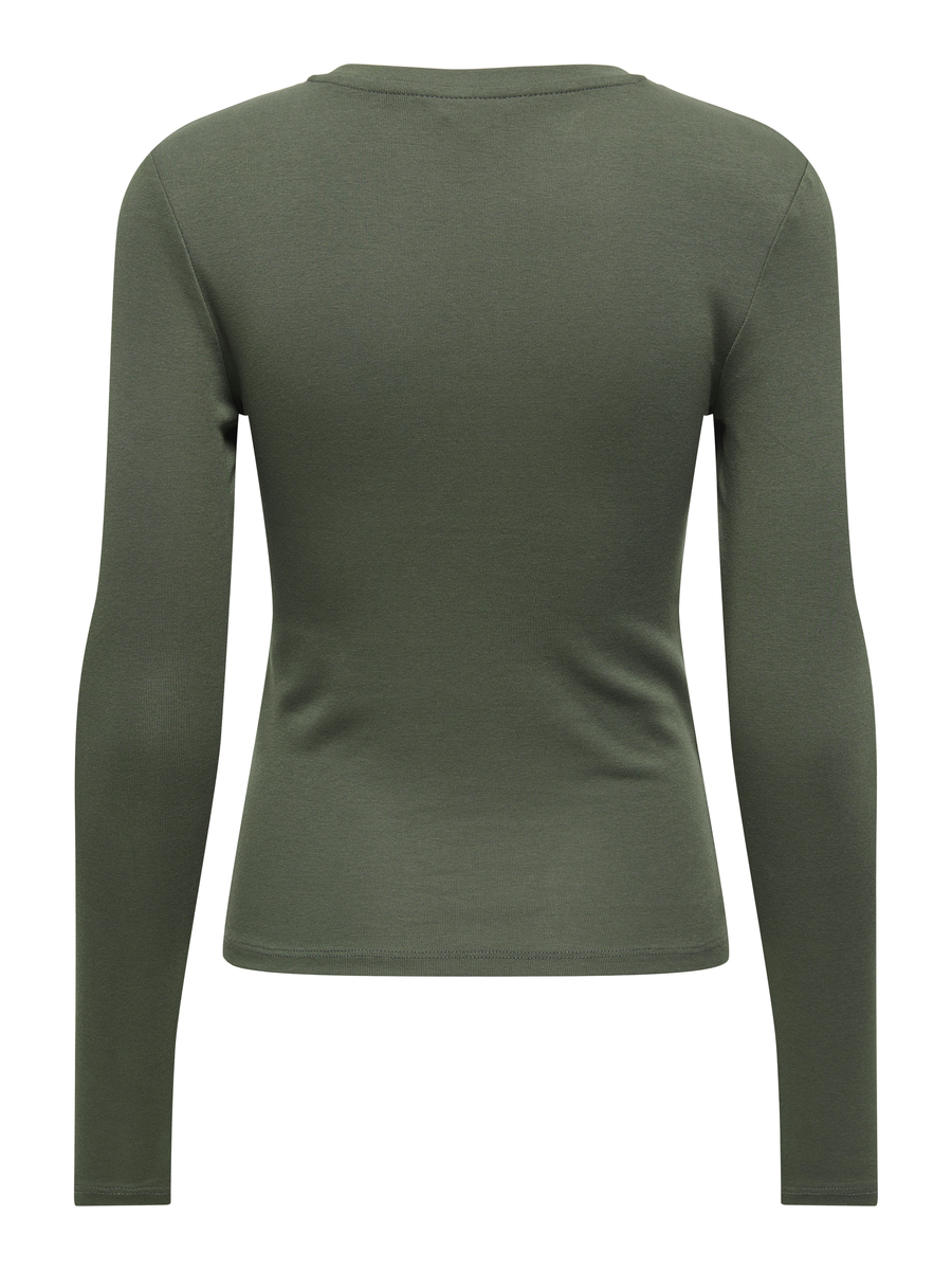 T-shirt van het merk Only in het Kaki