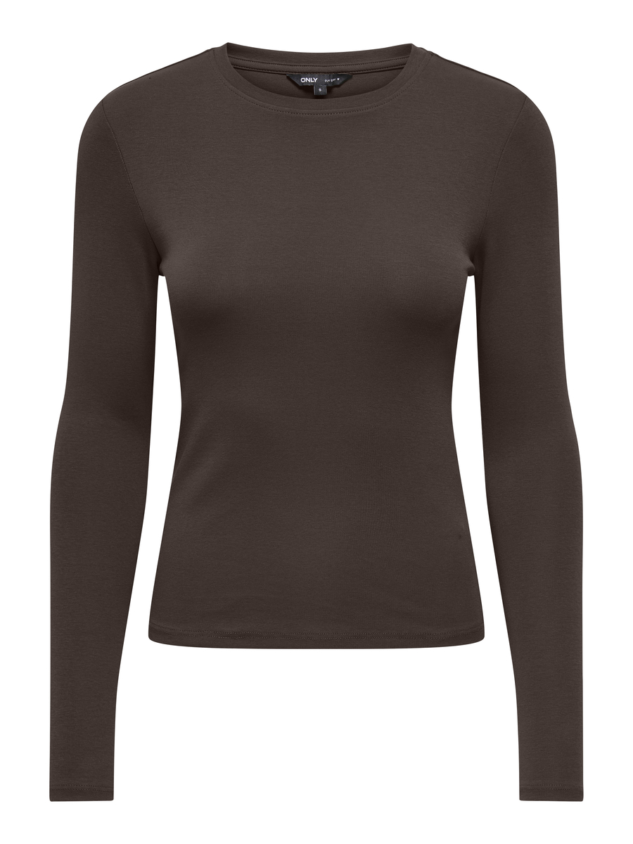 T-shirt van het merk Only in het Bruin