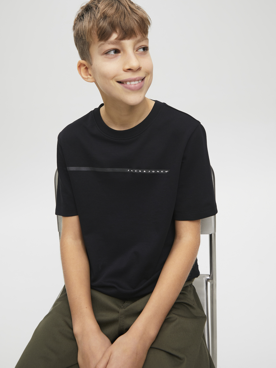 T-shirt van het merk Jack & Jones Junior in het Zwart