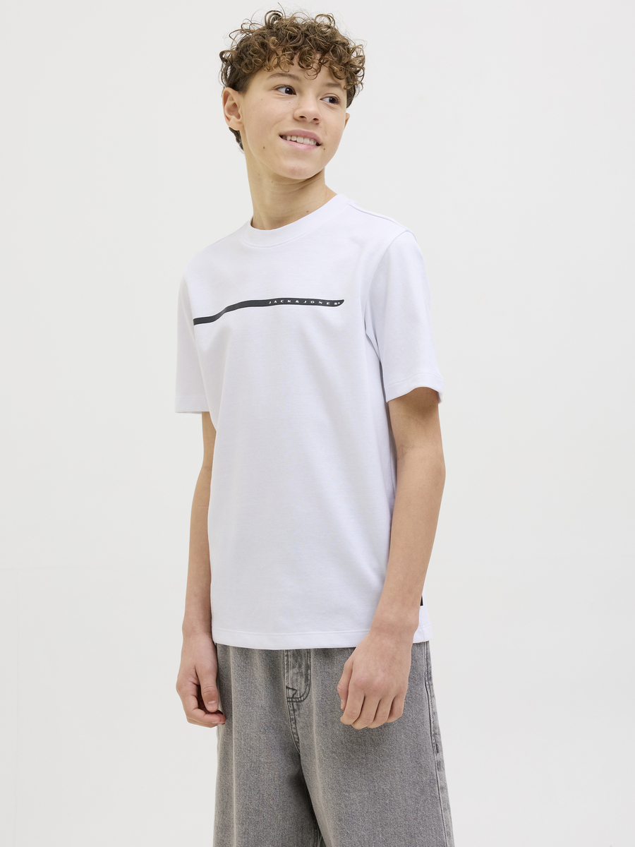 T-shirt van het merk Jack & Jones Junior in het Wit
