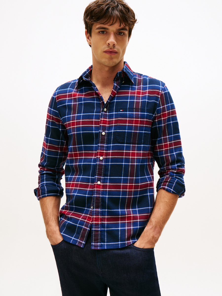 Hemd van het merk Tommy Hilfiger in het Blauw