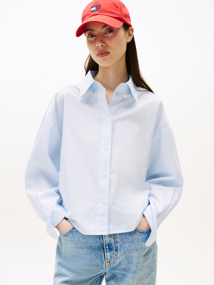 Hemd van het merk Tommy Jeans in het Blauw