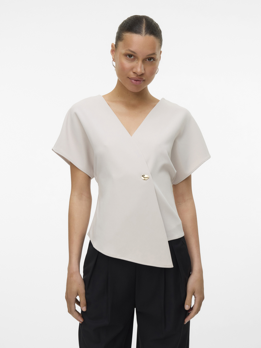 Top van het merk Vero Moda in het Ecru