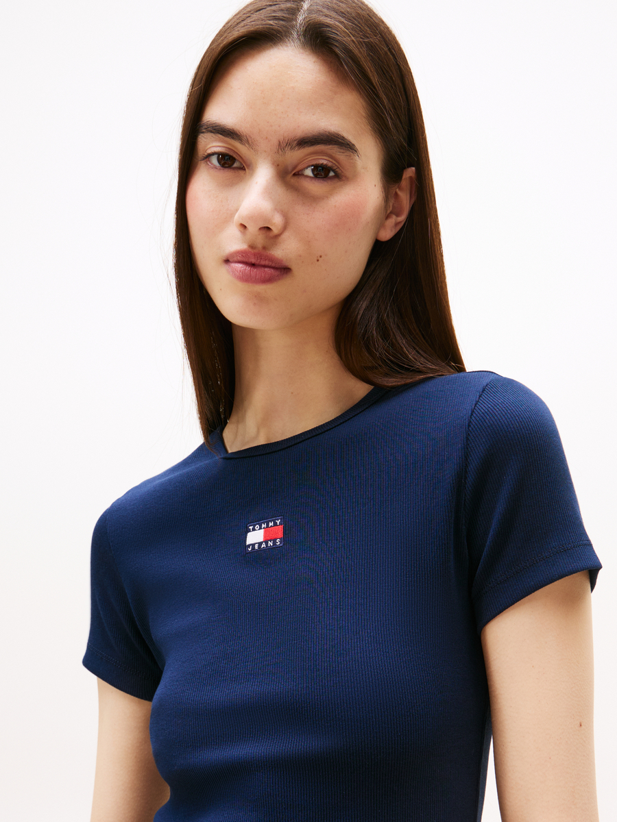 T-shirt van het merk Tommy Jeans in het Marine