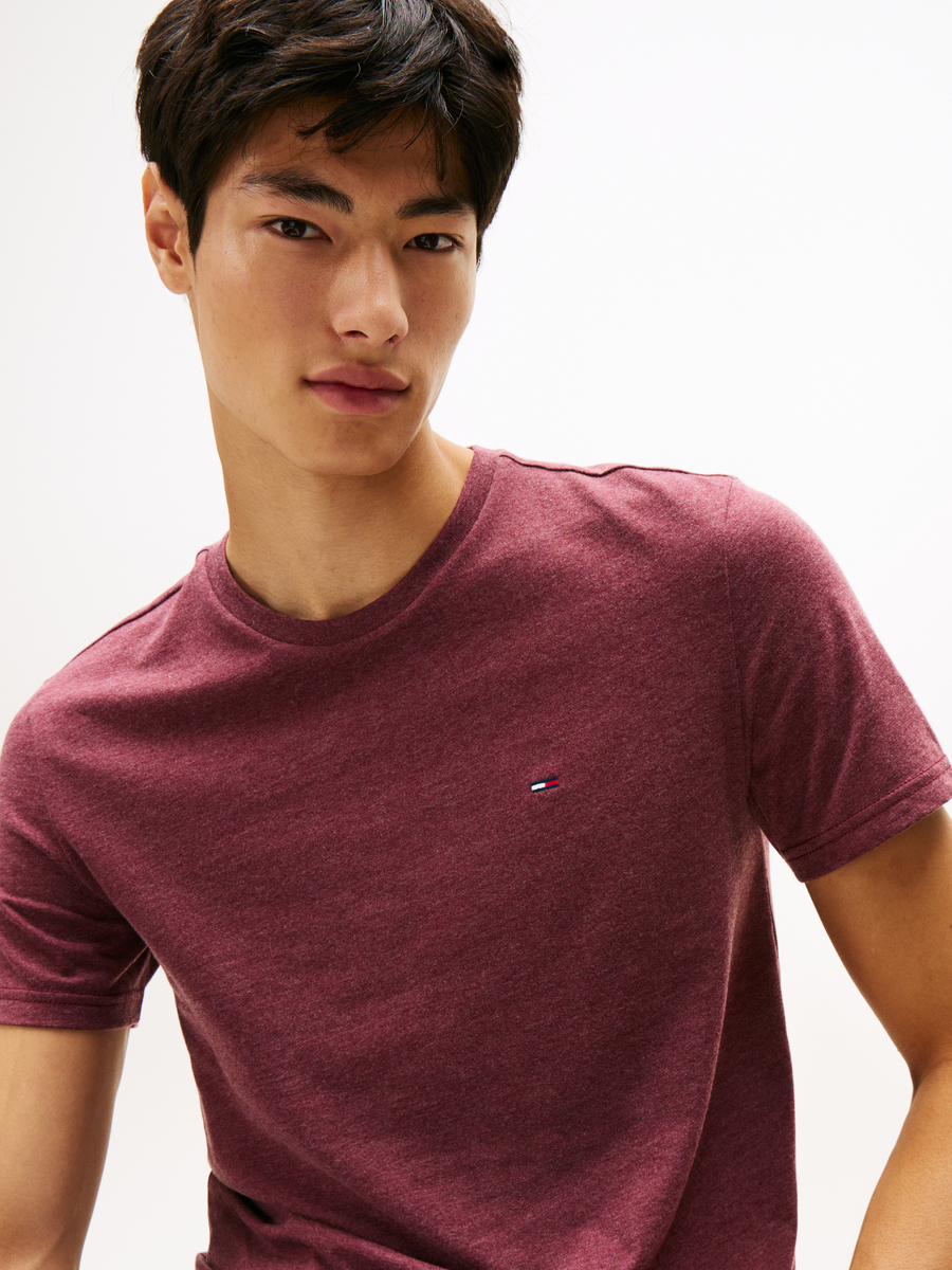T-shirt van het merk Tommy Jeans in het Rood