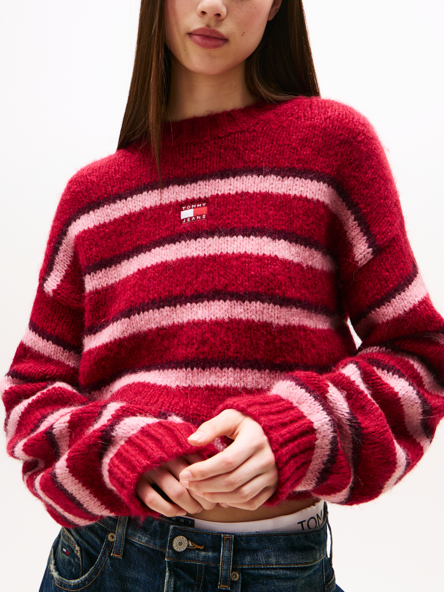 Sweater van het merk Tommy Jeans in het Rood