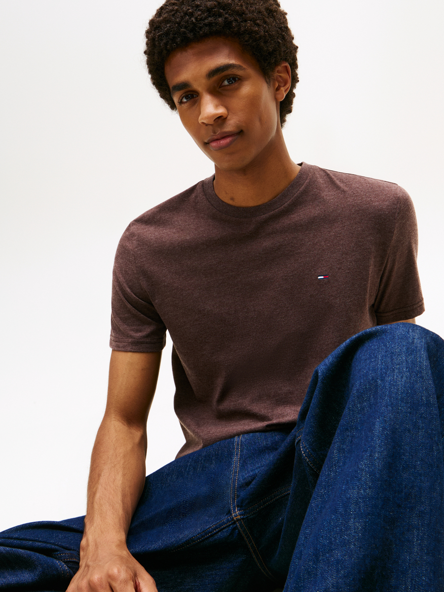 T-shirt van het merk Tommy Jeans in het Bruin