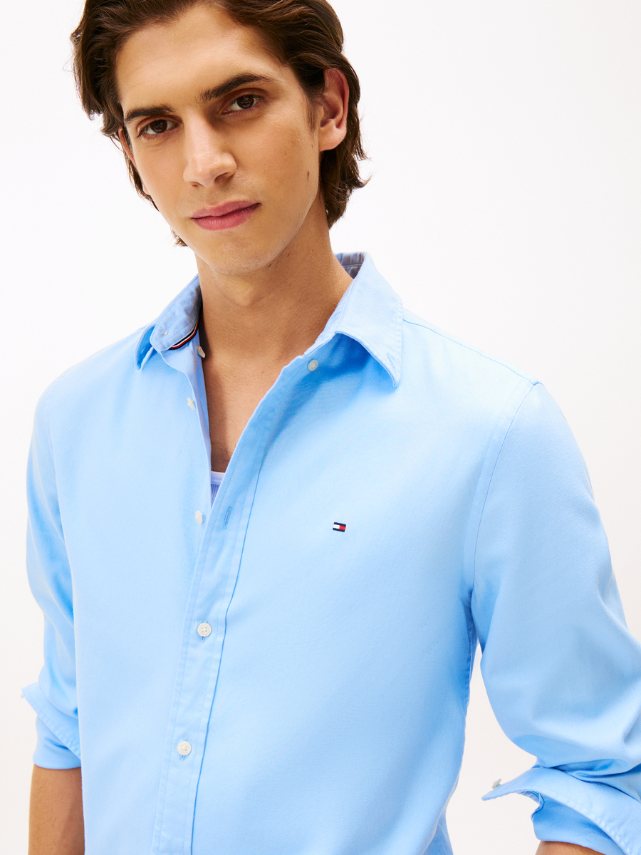 Hemd van het merk Tommy Hilfiger in het Blauw
