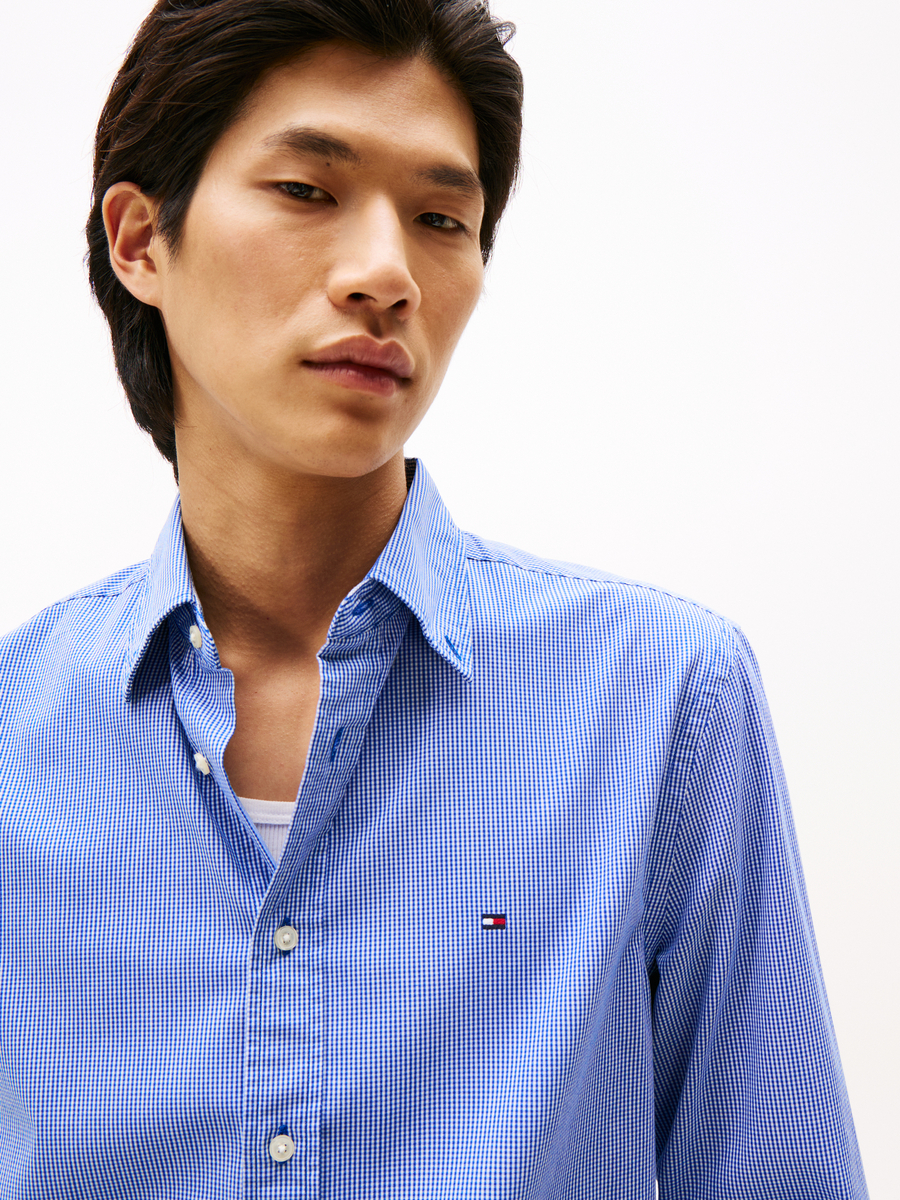 Hemd van het merk Tommy Hilfiger in het Blauw