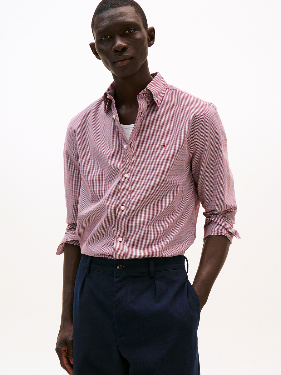 Hemd van het merk Tommy Hilfiger in het Rood