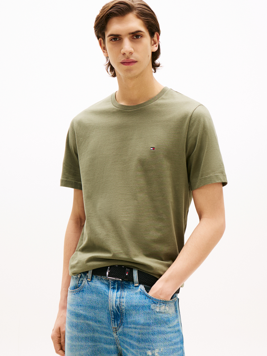 T-shirt van het merk Tommy Hilfiger in het Groen