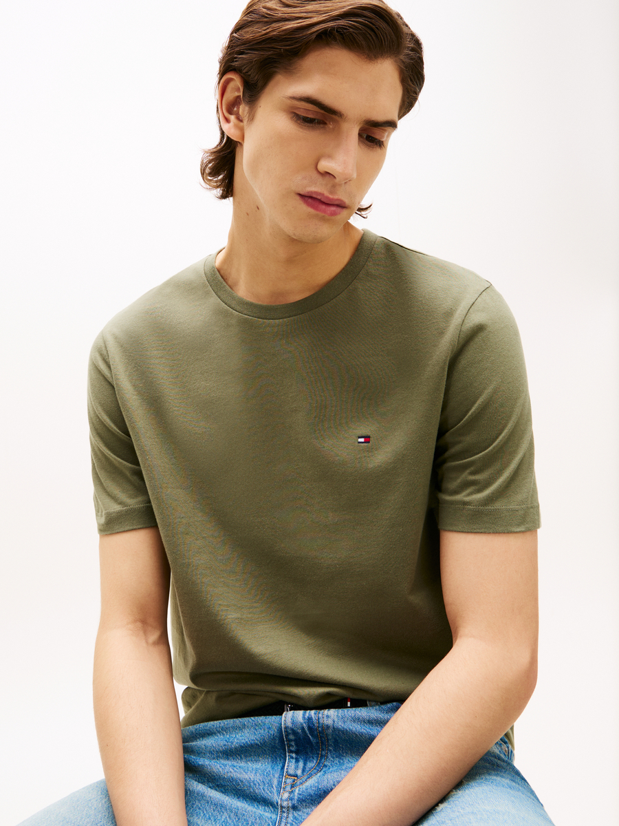 T-shirt van het merk Tommy Hilfiger in het Groen