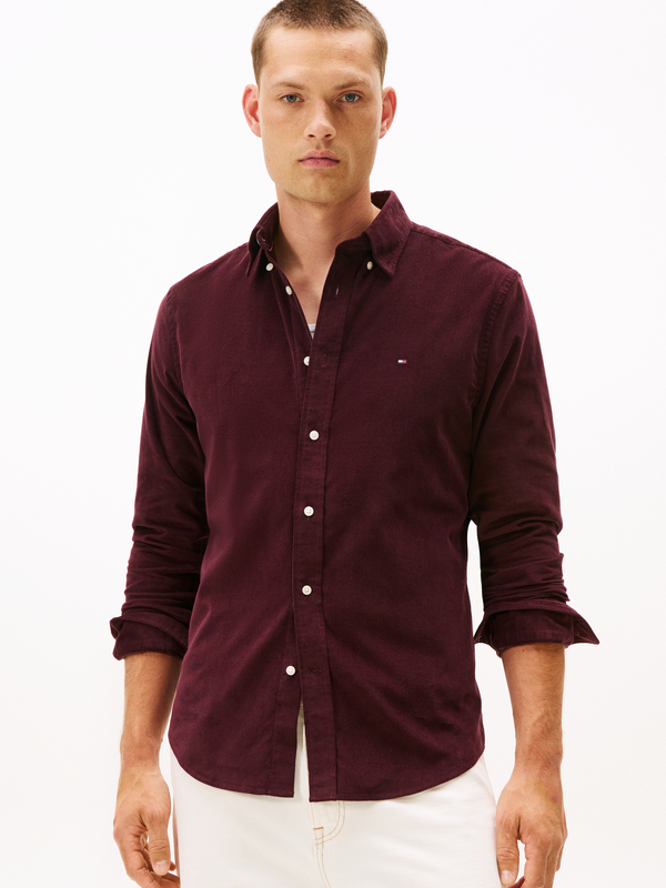 Hemd van het merk Tommy Hilfiger in het Rood