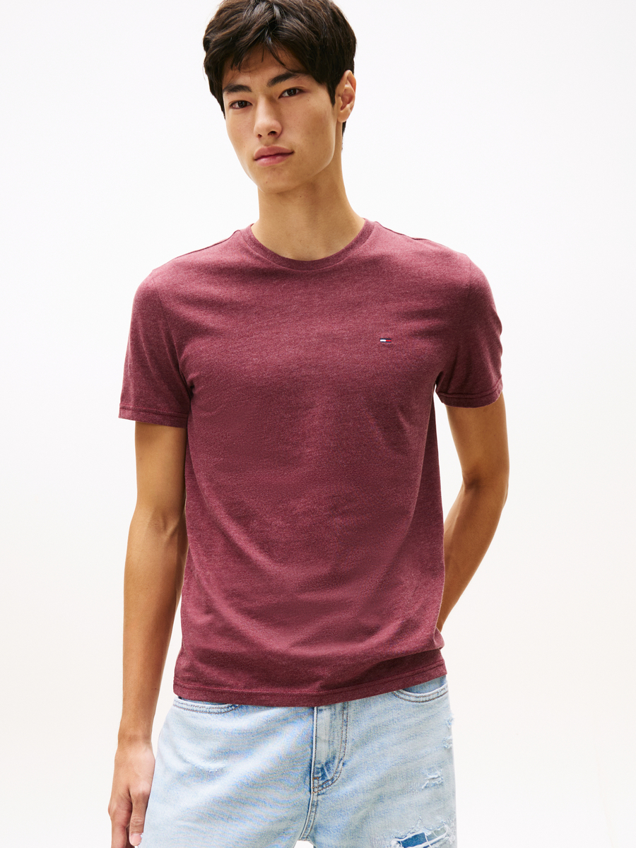 T-shirt van het merk Tommy Jeans in het Rood