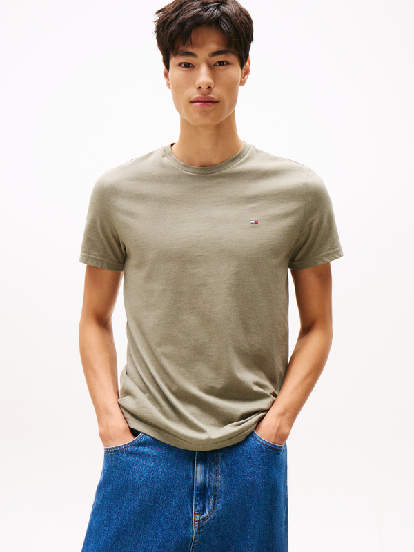 T-shirt van het merk Tommy Jeans in het Groen