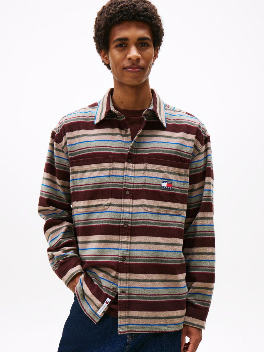 Hemd van het merk Tommy Jeans in het Beige