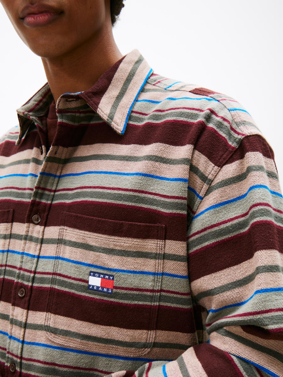 Hemd van het merk Tommy Jeans in het Beige
