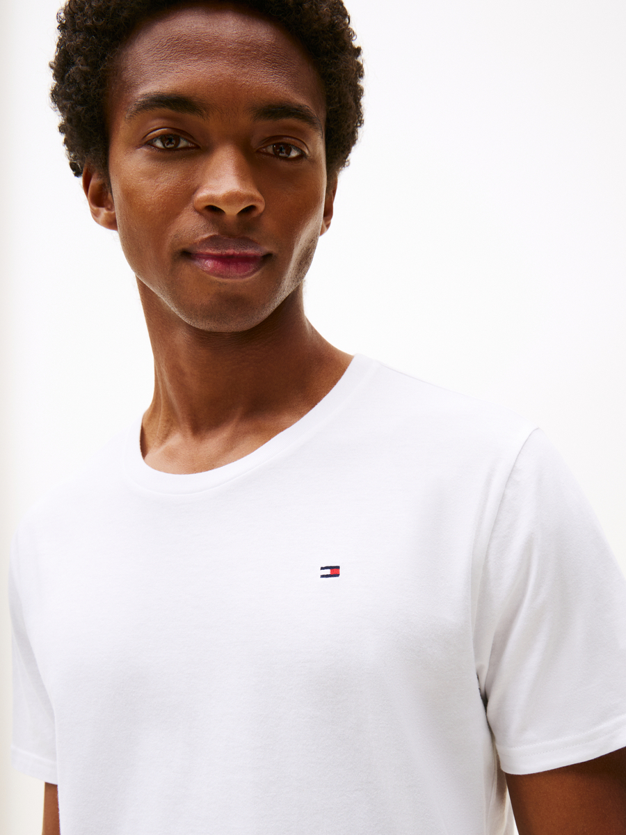 T-shirt van het merk Tommy Jeans in het Wit
