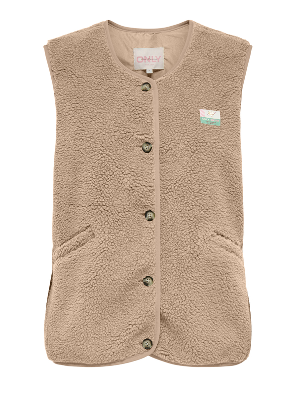 Gilet van het merk Kids Only in het Beige