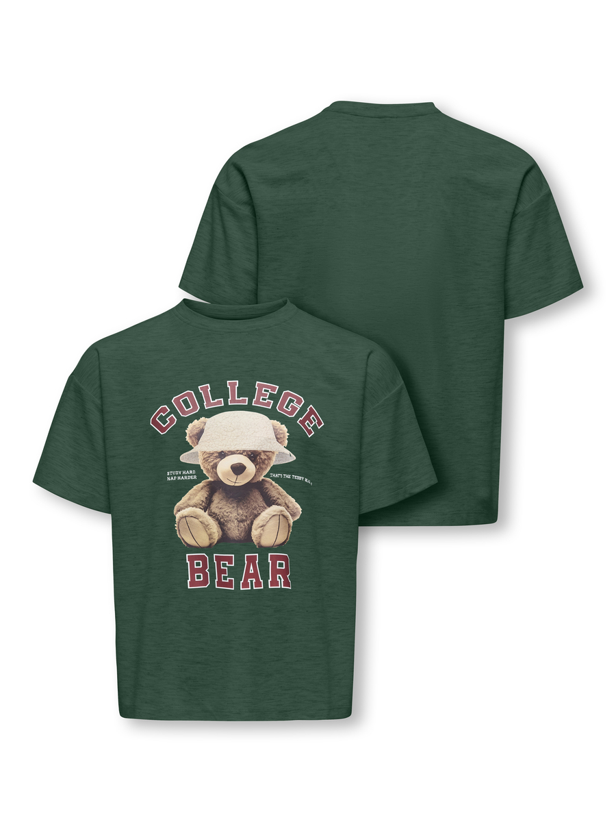 T-shirt van het merk Kids Only in het Groen