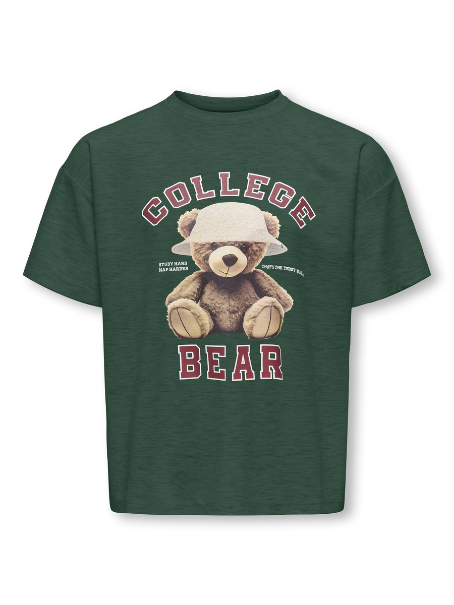 T-shirt van het merk Kids Only in het Groen
