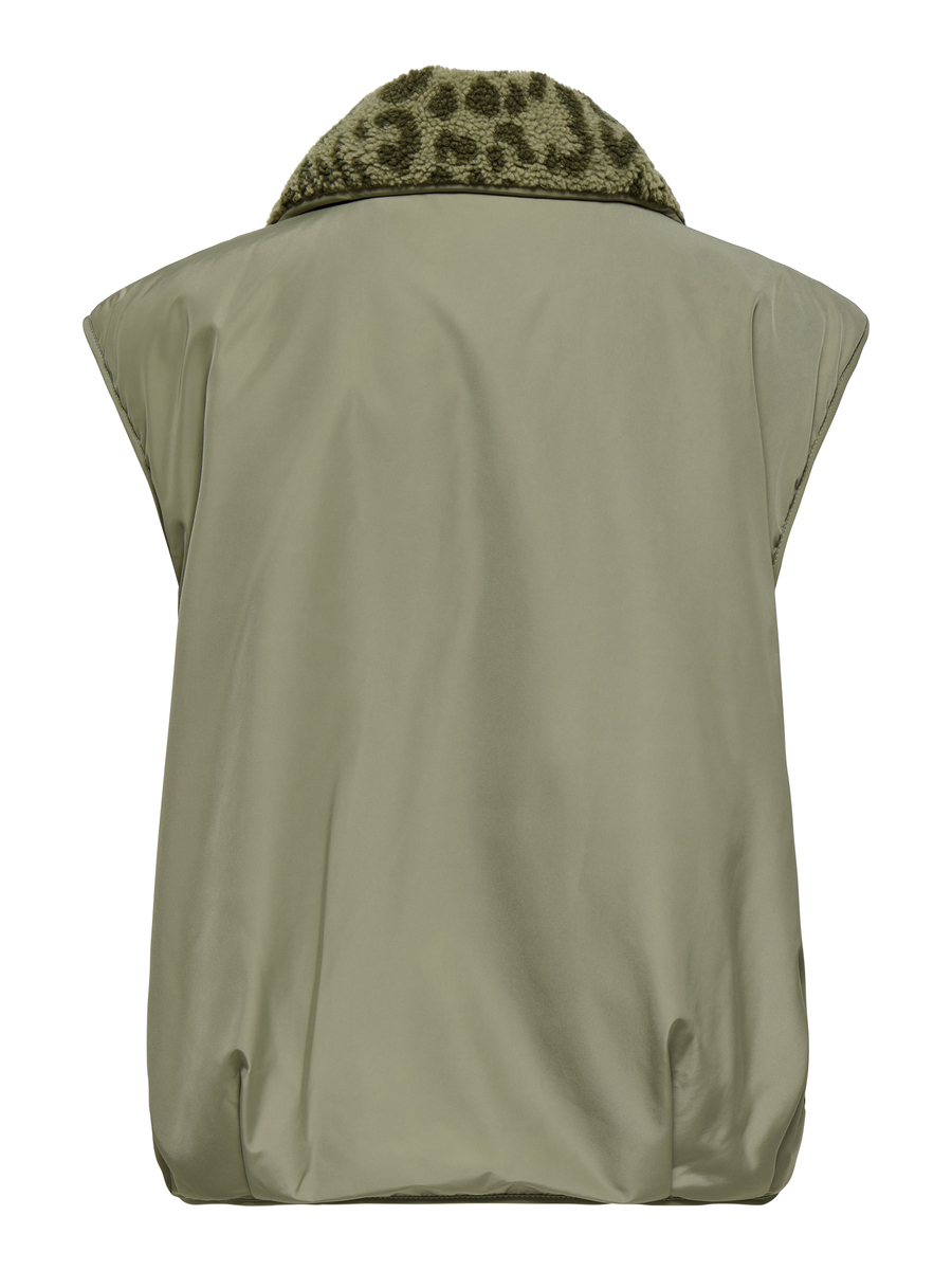 Bodywarmer van het merk Only in het Kaki