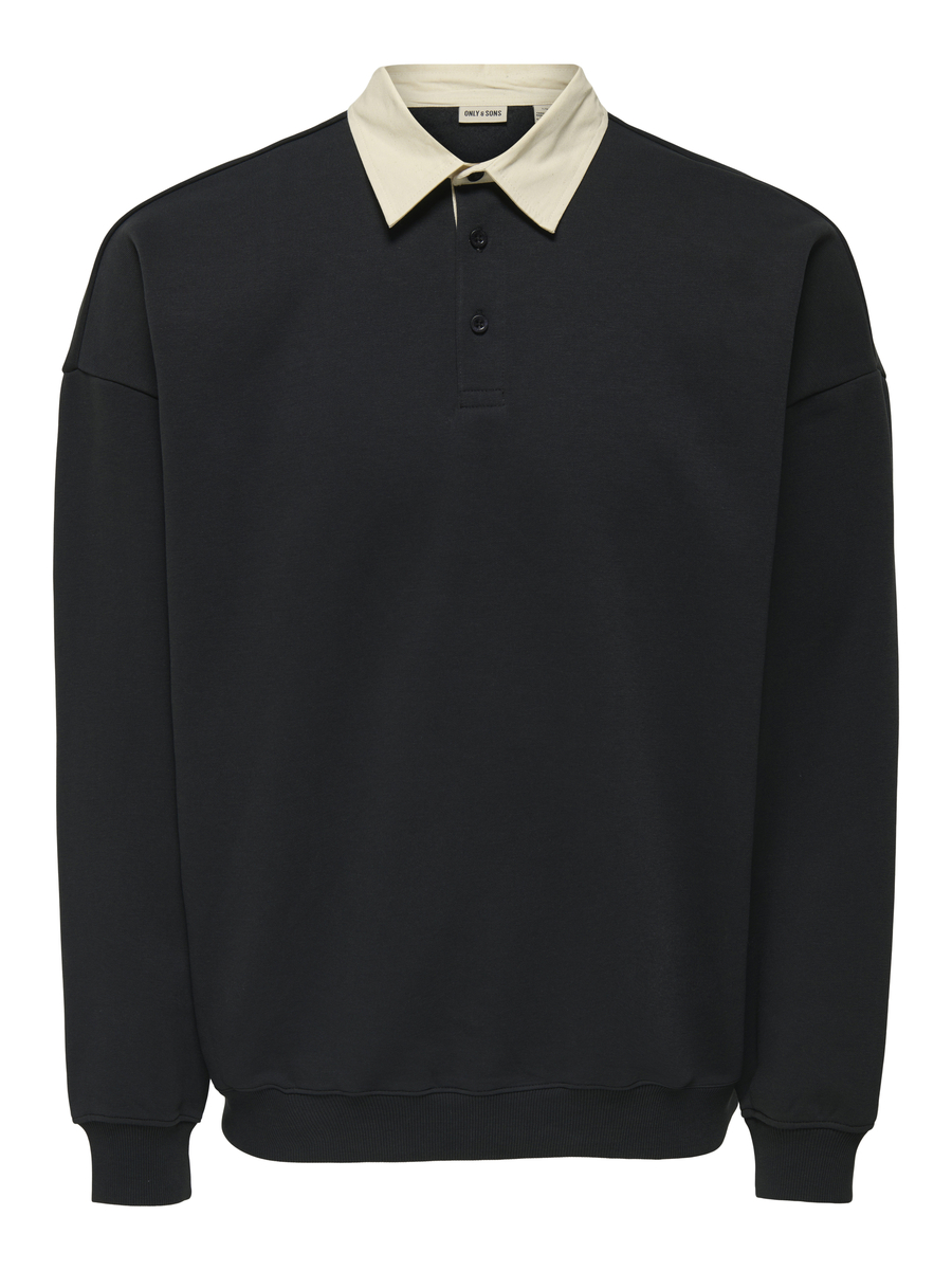 Polo van het merk Only & Sons in het Zwart