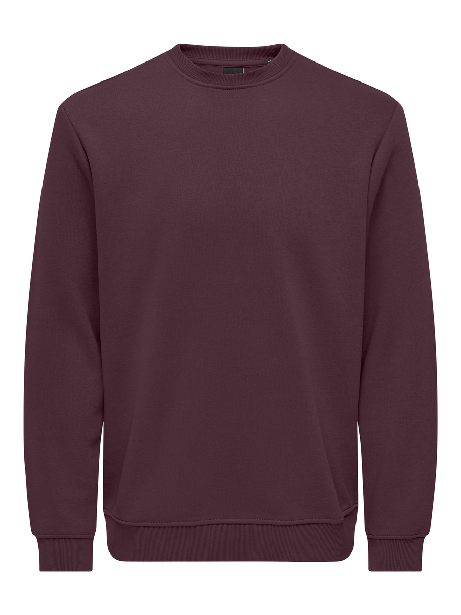Sweater van het merk Only & Sons in het Bordeaux