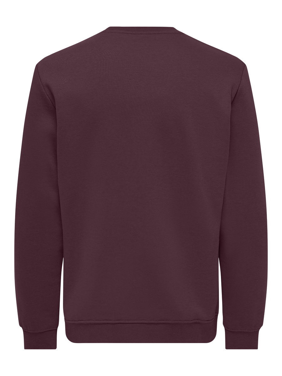 Sweater van het merk Only & Sons in het Bordeaux